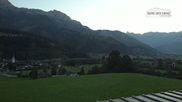 Archived webcam image showing Leogang Village on 13 Aug 2026 at 06:30