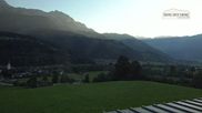 Archived webcam image showing Leogang Village on 13 Aug 2026 at 07:30
