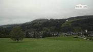 Archived webcam image showing Leogang Village on 22 Aug 2026 at 07:39