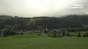 Archived webcam image showing Leogang Village on 22 Aug 2026 at 08:39