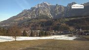Archived webcam image showing Leogang Village on 25 Mar 2026 at 07:50