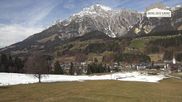 Archived webcam image showing Leogang Village on 25 Mar 2026 at 12:50