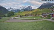 Archived webcam image showing Diedamskopf: View Hotel Elisabeth on 13 May 2026 at 06:08