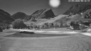 Archived webcam image showing Diedamskopf: View Hotel Elisabeth on 27 Sep 2026 at 04:38
