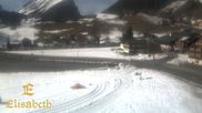 Archived webcam image showing Diedamskopf: View Hotel Elisabeth on 26 Feb 2026 at 14:50