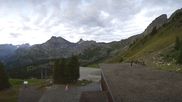 Archiviertes Webcam Bild: Panorama: Braunwald Gumen am 26.08.2026 um 06:05 Uhr
