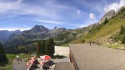 Archiviertes Webcam Bild: Panorama: Braunwald Gumen am 26.08.2026 um 12:05 Uhr