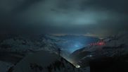 Archiviertes Webcam Bild: Andermatt Sedrun Gemsstock Panoramacam am 12.04.2026 um 02:47 Uhr
