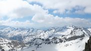 Archiviertes Webcam Bild: Andermatt Sedrun Gemsstock Panoramacam am 28.05.2026 um 10:50 Uhr