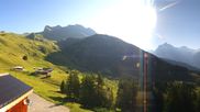Archived webcam image showing Roundshot Grindelwald Bussalp on 12 Jul 2026 at 08:02