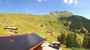 Archived webcam image showing Roundshot Grindelwald Bussalp on 12 Jul 2026 at 12:02