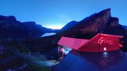 Archived webcam image showing Leukerbad: Gemmi Roundshot on 12 Jul 2026 at 04:21