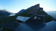 Archived webcam image showing Leukerbad: Gemmi Roundshot on 12 Jul 2026 at 07:21
