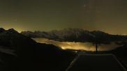 Archiviertes Webcam Bild: Saas-Grund - Bergstation Hohsaas am 11.10.2026 um 00:59 Uhr