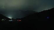 Archived webcam image showing Saas-Grund Hohsaas Kreuzboden Gondola Mid-Station on 20 Aug 2026 at 02:01