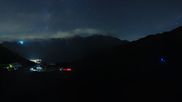 Archived webcam image showing Saas-Grund Hohsaas Kreuzboden Gondola Mid-Station on 6 Sep 2026 at 00:23