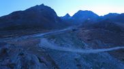 Archived webcam image showing Saas-Grund Hohsaas Kreuzboden Gondola Mid-Station on 6 Oct 2026 at 07:51