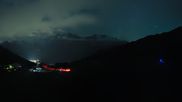 Archived webcam image showing Saas-Grund Hohsaas Kreuzboden Gondola Mid-Station on 6 Oct 2026 at 02:51