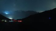 Archived webcam image showing Saas-Grund Hohsaas Kreuzboden Gondola Mid-Station on 6 Oct 2026 at 22:51