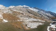 Archived webcam image showing Saas-Grund Hohsaas Kreuzboden Gondola Mid-Station on 22 Oct 2026 at 16:36