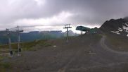 Archived webcam image showing Alyeska Resort Roundshot on 3 Aug 2026 at 18:23