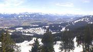 Archived webcam image showing Mittag Ski Center - Summit on 26 Feb 2026 at 12:55