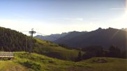 Archived webcam image showing Roundshot Allmendhubel Schilthorn on 7 Jul 2026 at 07:41