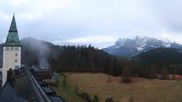 Archived webcam image showing Garmisch-Partenkirchen: Elmau on 20 Apr 2026 at 07:46