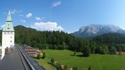 Archived webcam image showing Garmisch-Partenkirchen: Elmau on 19 Jun 2026 at 16:45