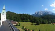 Archiviertes Webcam Bild: Hotel Schloss Elmau am 12.07.2026 um 16:58 Uhr