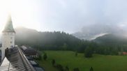 Archived webcam image showing Garmisch-Partenkirchen: Elmau on 2 Aug 2026 at 07:40