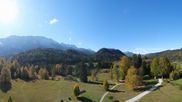 Archived webcam image showing Garmisch-Partenkirchen: Elmau on 17 Oct 2026 at 12:17