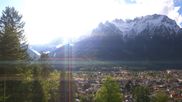 Archived webcam image showing Mittenwald - Kranzberg chair lift on 17 May 2026 at 08:51