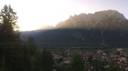 Archived webcam image showing Mittenwald - Kranzberg chair lift on 12 Jul 2026 at 06:49