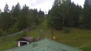 Archived webcam image showing Mittenwald - Kranzberg chair lift on 20 Aug 2026 at 12:16