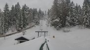 Archived webcam image showing Mittenwald - Kranzberg chair lift on 27 Mar 2026 at 12:44