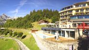 Archived webcam image showing Märchenhotel Bellevue - Braunwald on 13 Sep 2026 at 10:32