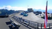 Archived webcam image showing Grossglockner High Alpine Road - Edelweißspitze on 12 Jul 2026 at 08:09