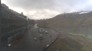 Archived webcam image showing Großglockner High Alpine Road - Kaiser Franz Josefs Höhe on 17 Sep 2026 at 08:09