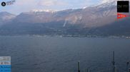 Archived webcam image showing Lake Garda - Campione on 23 Mar 2026 at 16:35