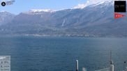 Archived webcam image showing Lake Garda - Campione on 23 Mar 2026 at 12:35