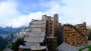 Archiviertes Webcam Bild: Portes du Soleil - Panorama Avoriaz am 11.10.2026 um 12:18 Uhr
