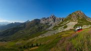 Archived webcam image showing Courchevel - Webcam Chenus on 12 Aug 2026 at 08:37