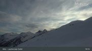 Archived webcam image showing Lauchernalp Ski Resort - Stafel on 6 Apr 2026 at 19:32
