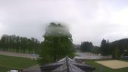 Archived webcam image showing Rittisberg - Kids area Kaliland and Ramsau Beach on 15 May 2026 at 07:20