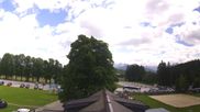 Archived webcam image showing Rittisberg - Kids area Kaliland and Ramsau Beach on 13 Jun 2026 at 12:48