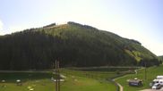 Archived webcam image showing Rittisberg - Kids area Kaliland and Ramsau Beach on 29 Jul 2026 at 14:37