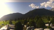 Archived webcam image showing Rittisberg - Kids area Kaliland and Ramsau Beach on 12 Aug 2026 at 18:58