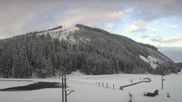 Archived webcam image showing Rittisberg - Kids area Kaliland and Ramsau Beach on 28 Mar 2026 at 06:02