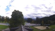 Archived webcam image showing Rittisberg - Kids area Kaliland and Ramsau Beach on 11 Oct 2026 at 10:08
